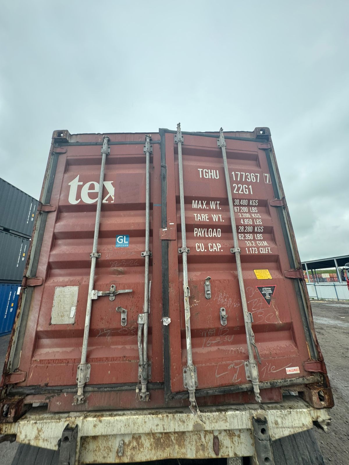 Морской контейнер TGHU1773677