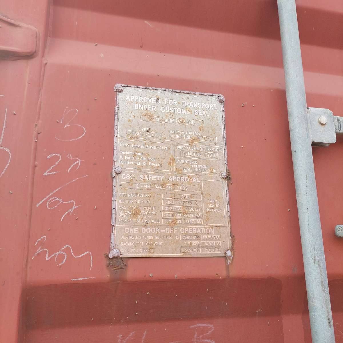 Морской контейнер TGHU1822750