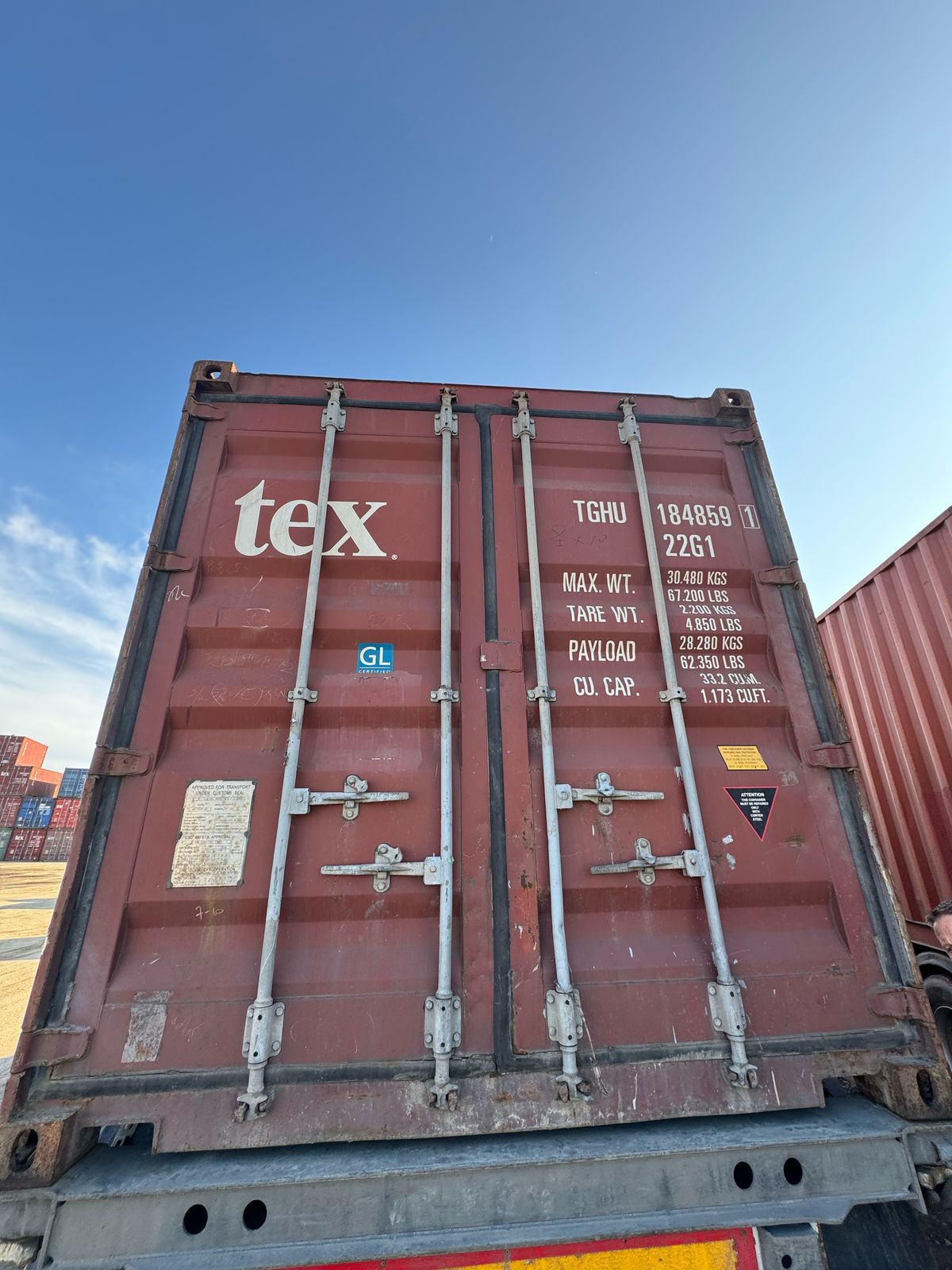 Морской контейнер TGHU1848591