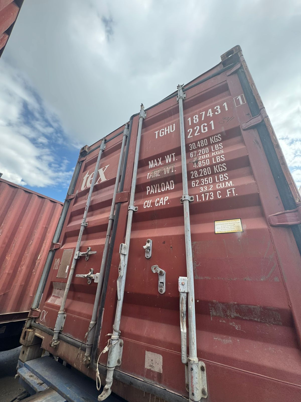 Морской контейнер TGHU1874311