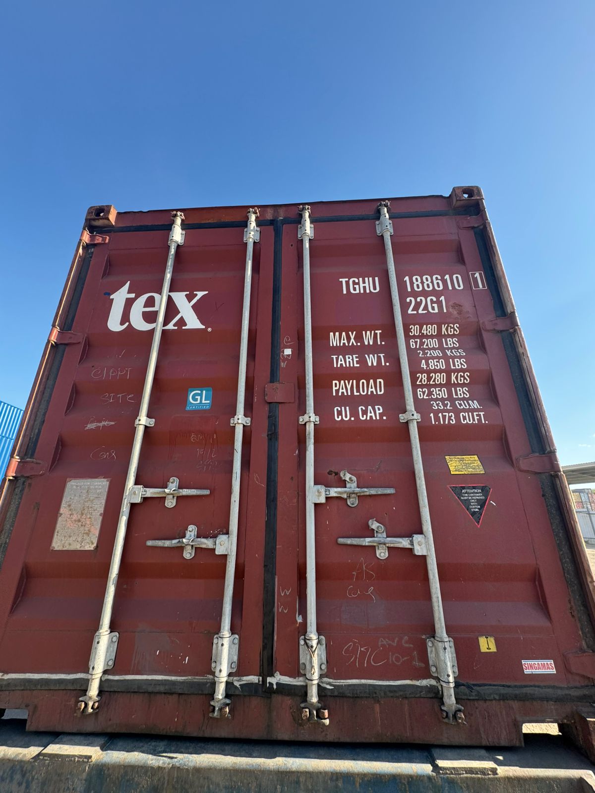 Морской контейнер TGHU1886101