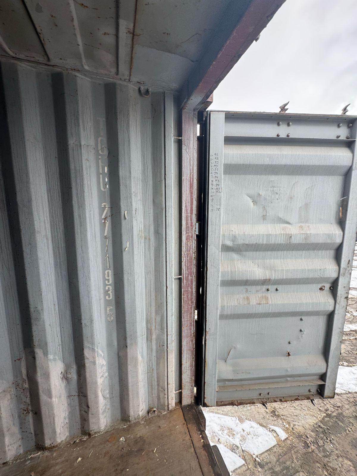 Морской контейнер TGHU2771935