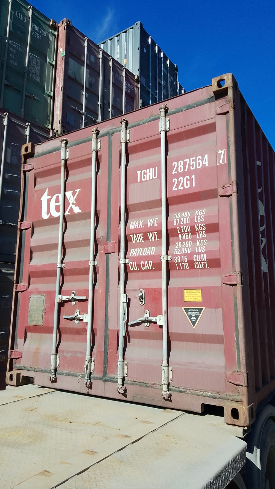 Морской контейнер TGHU2875647