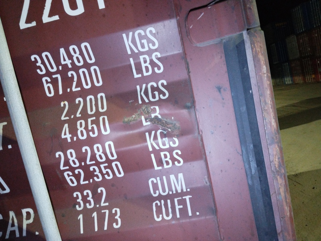 Морской контейнер TGHU2895427