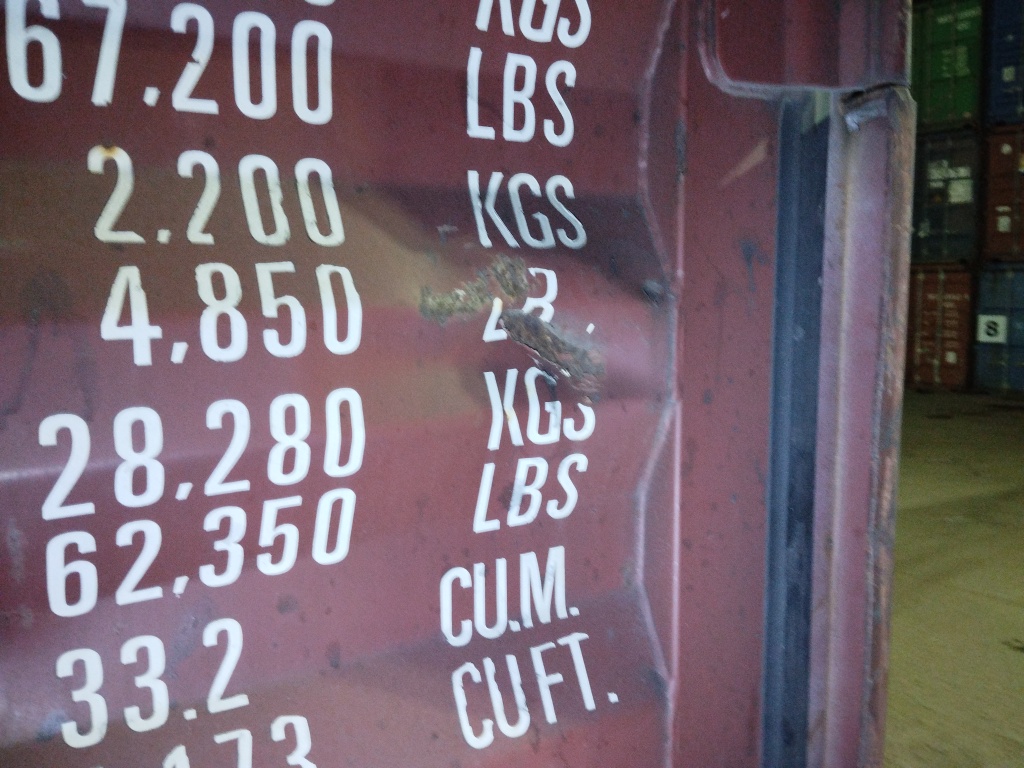 Морской контейнер TGHU2895427