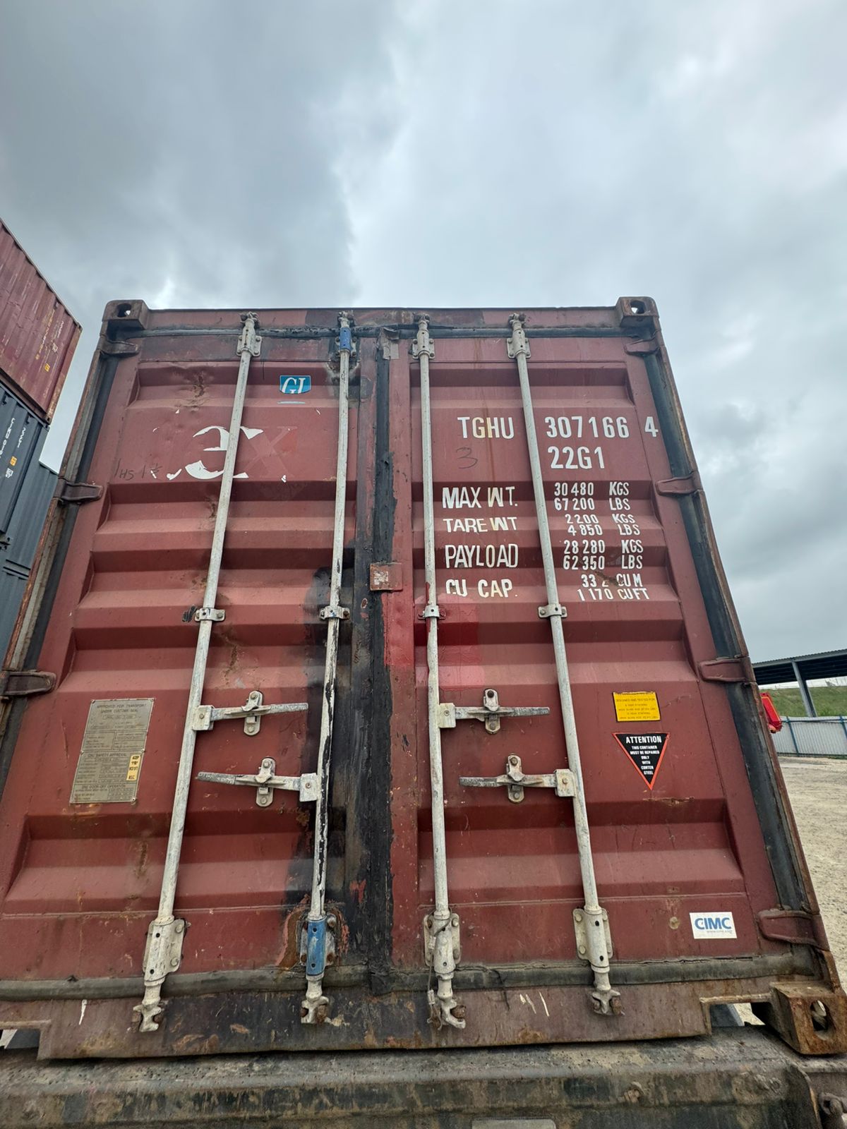 Морской контейнер TGHU3071664