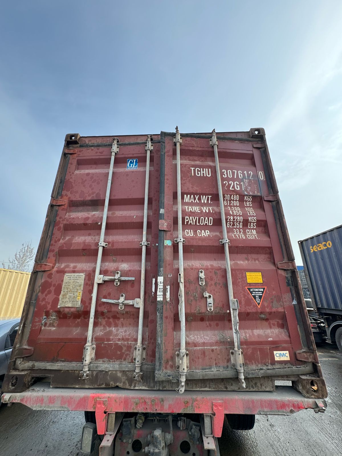 Морской контейнер TGHU3076120