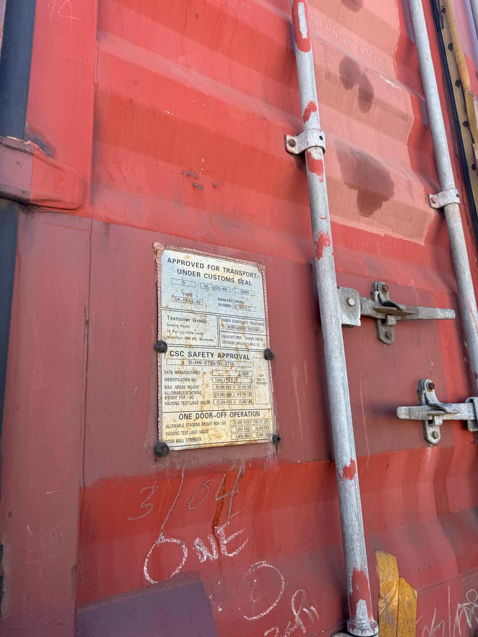 Морской контейнер TGHU3103252