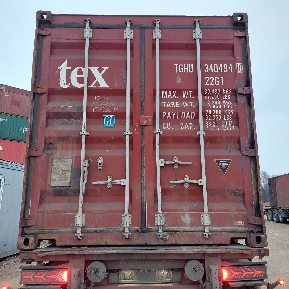 Морской контейнер TGHU3404940