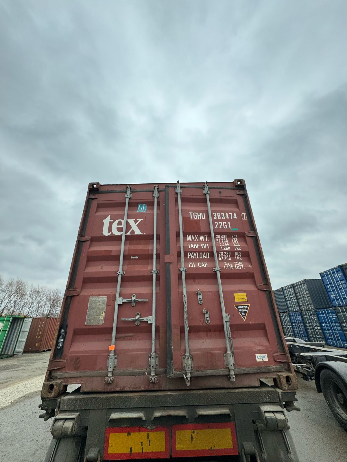 Морской контейнер TGHU3634747