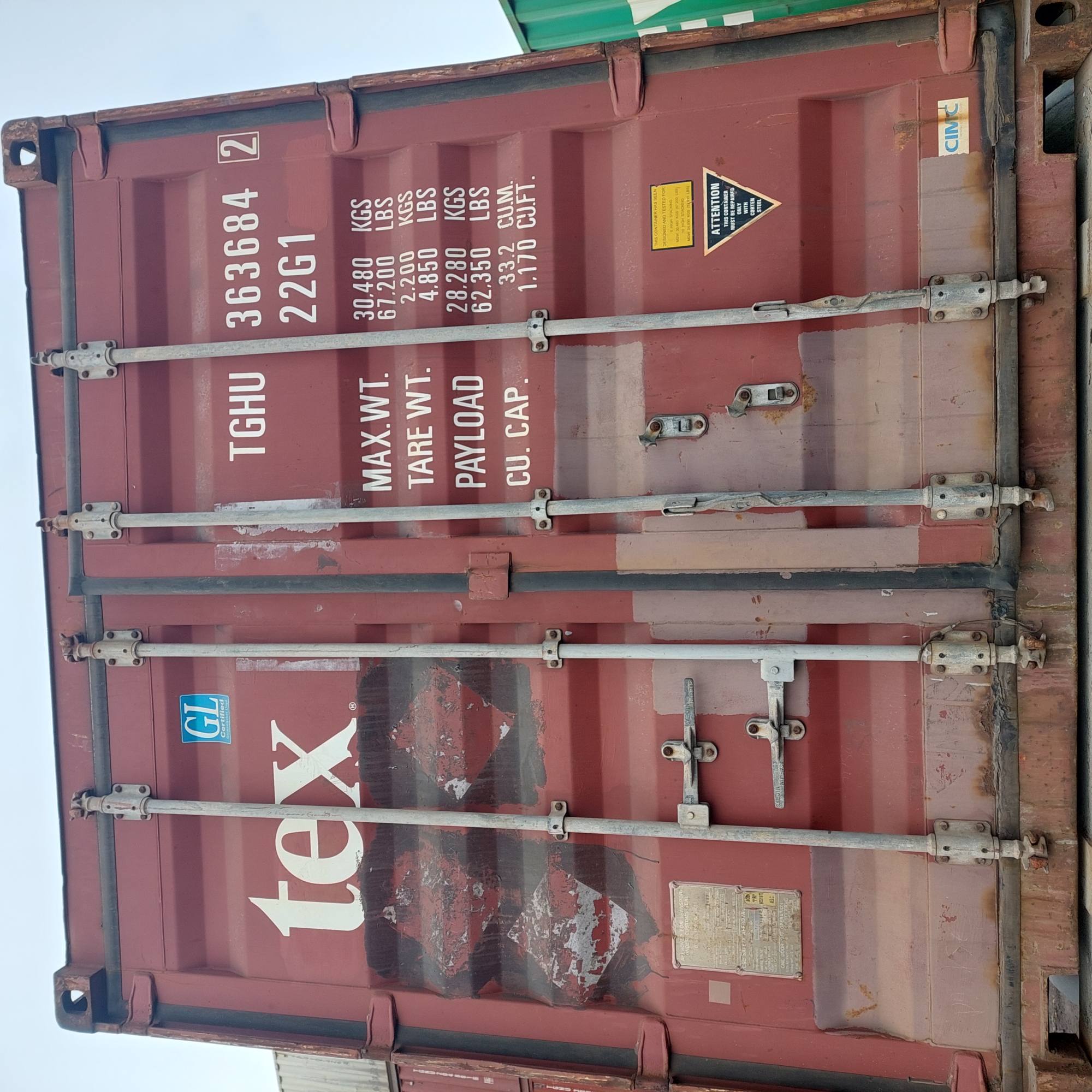 Морской контейнер TGHU3636842