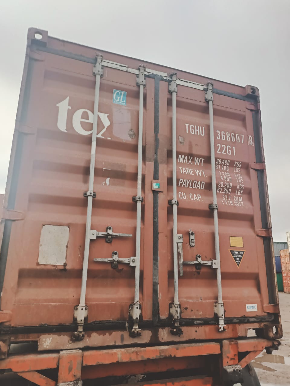 Морской контейнер TGHU3686078
