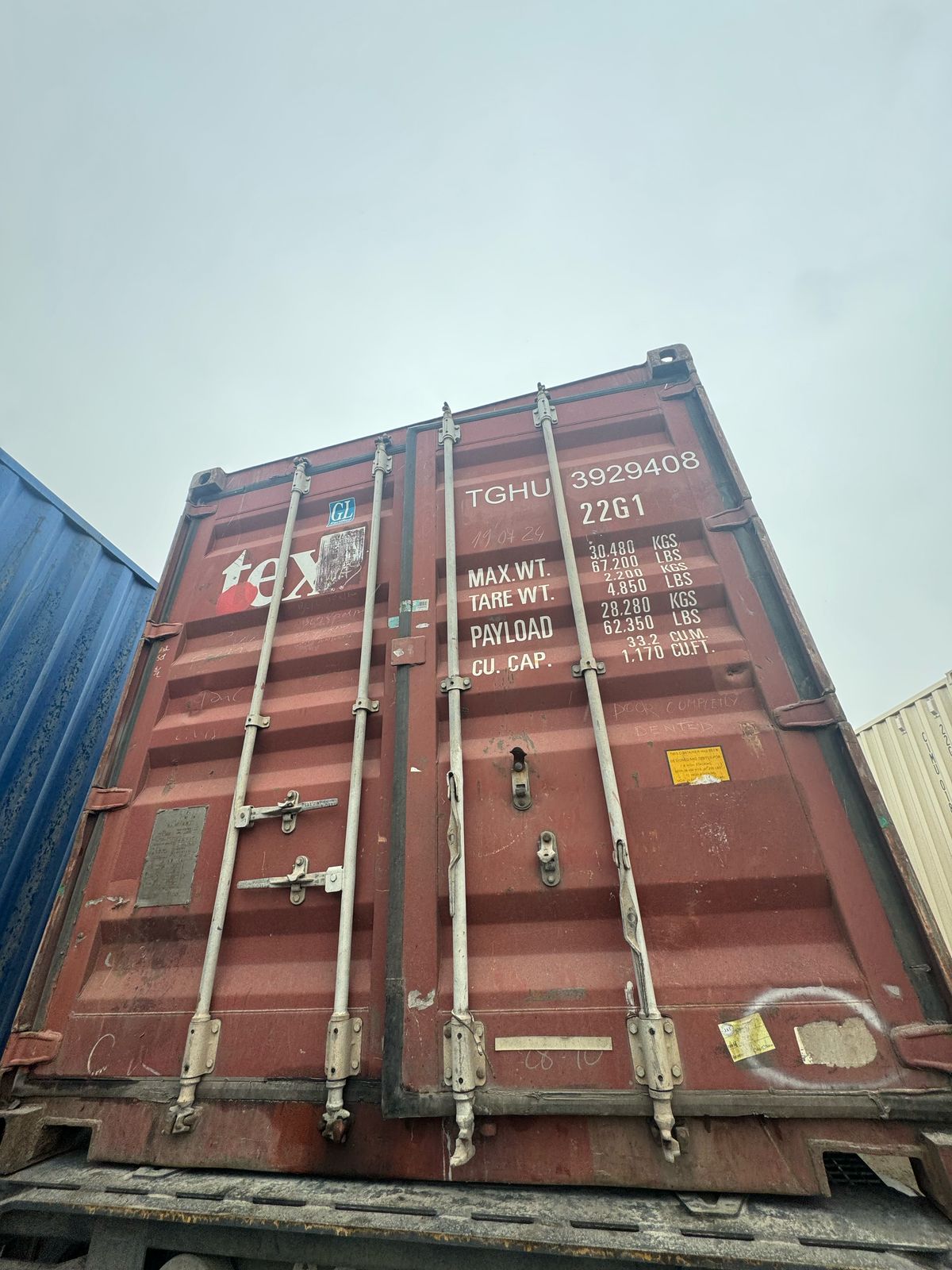 Морской контейнер TGHU3929408