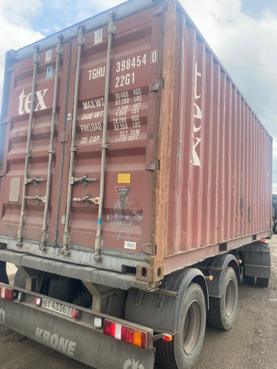 Морской контейнер TGHU3984540