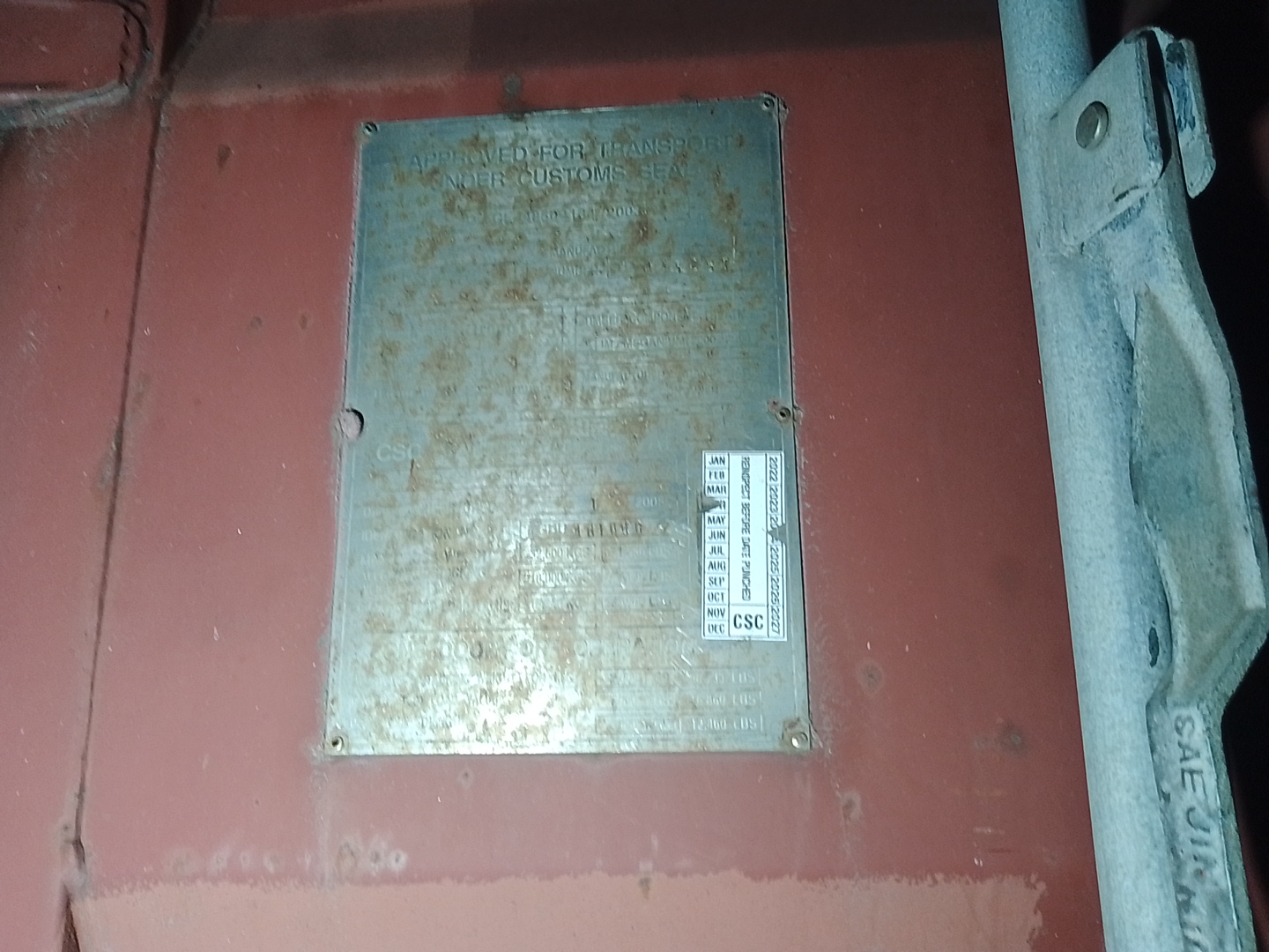 Морской контейнер TGHU4818862