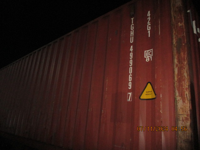 Морской контейнер TGHU4990697