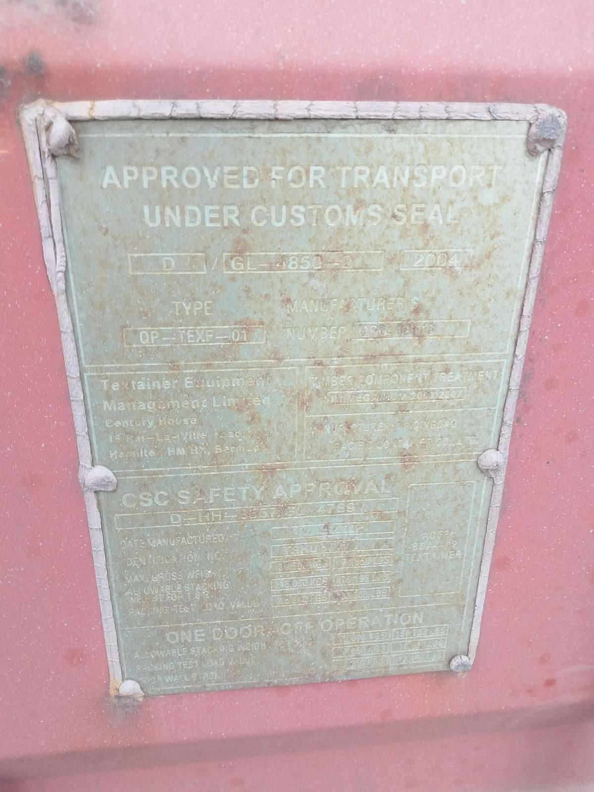 Морской контейнер TGHU5028224