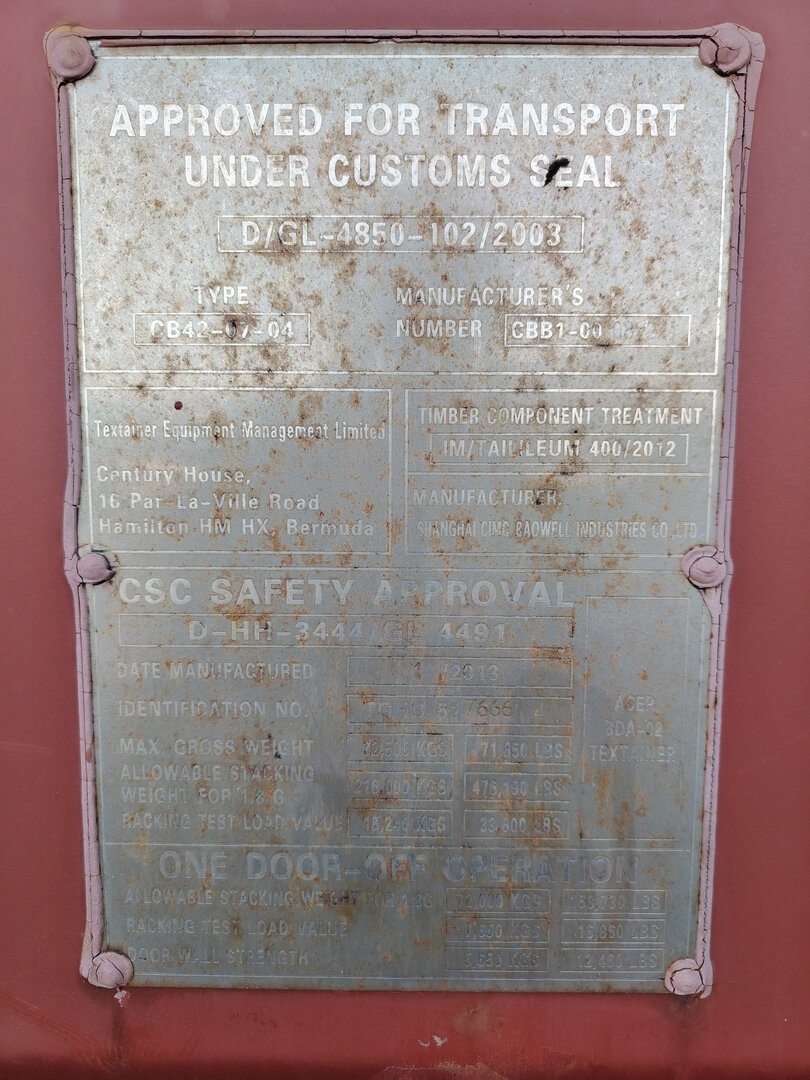 Морской контейнер TGHU5176664