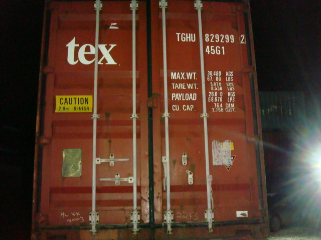 Морской контейнер TGHU8292992