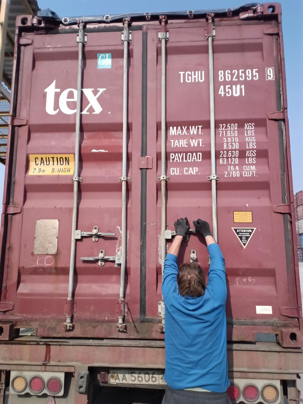 Морской контейнер TGHU8625959