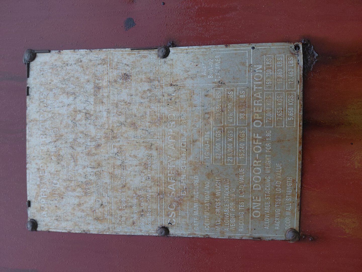 Морской контейнер TGHU8863941