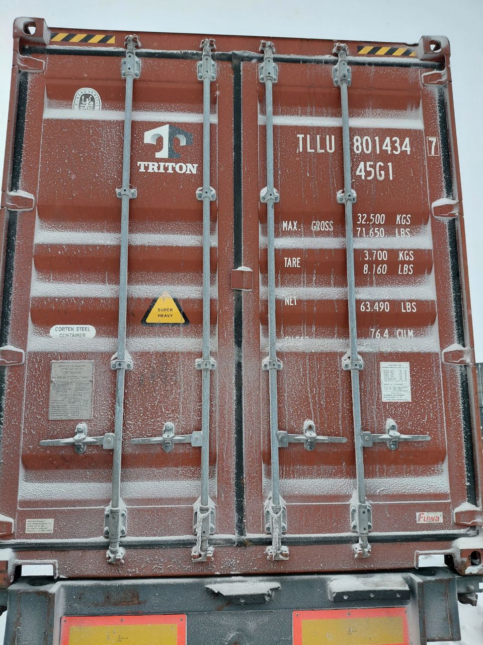 Морской контейнер TLLU8014347