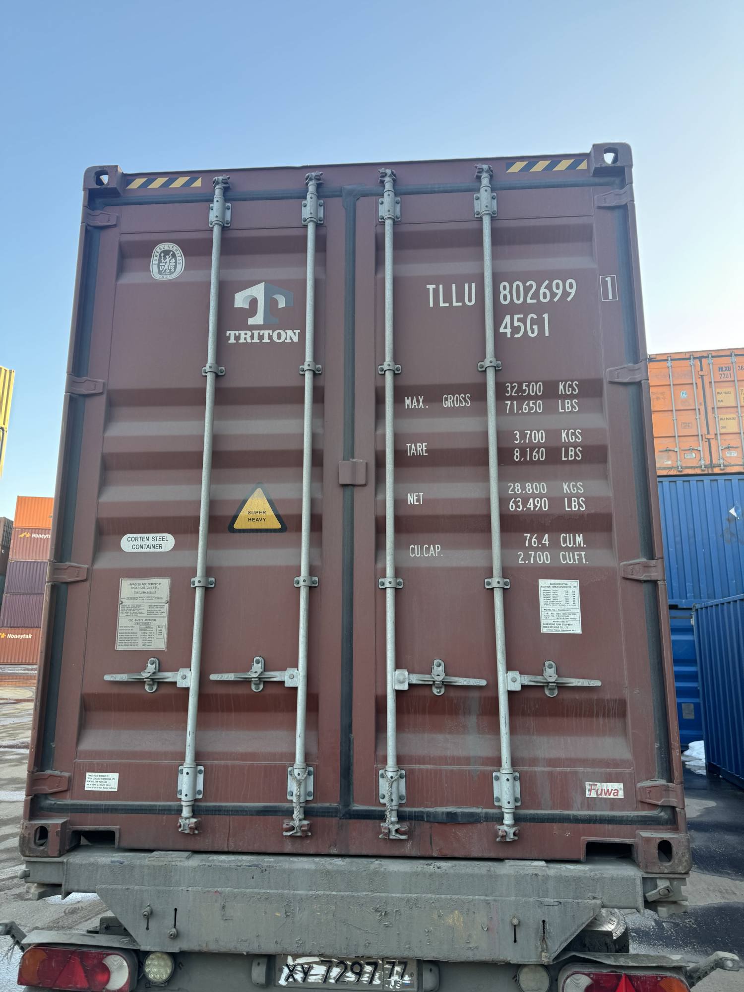 Морской контейнер TLLU8026991