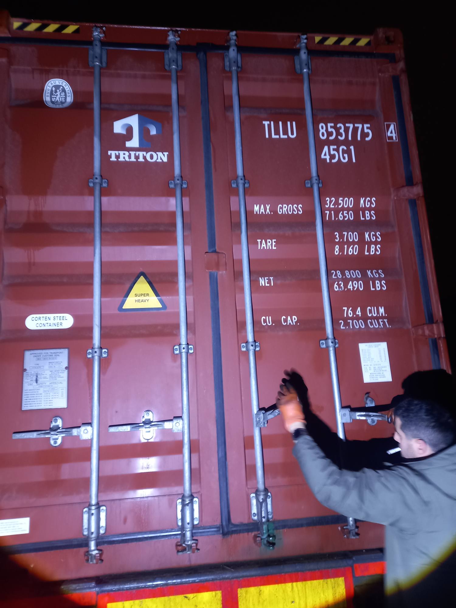 Морской контейнер TLLU8537754