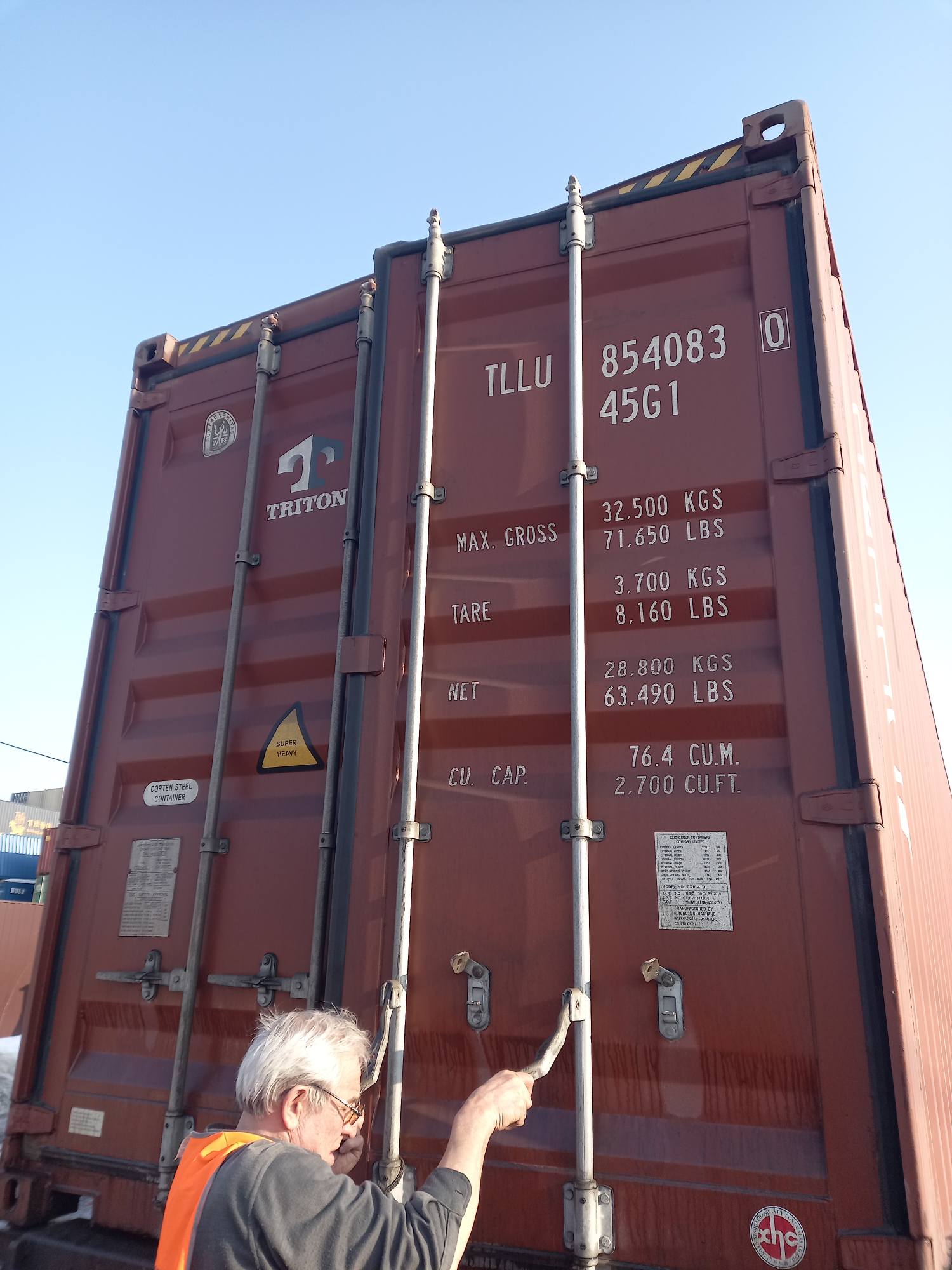 Морской контейнер TLLU8540830