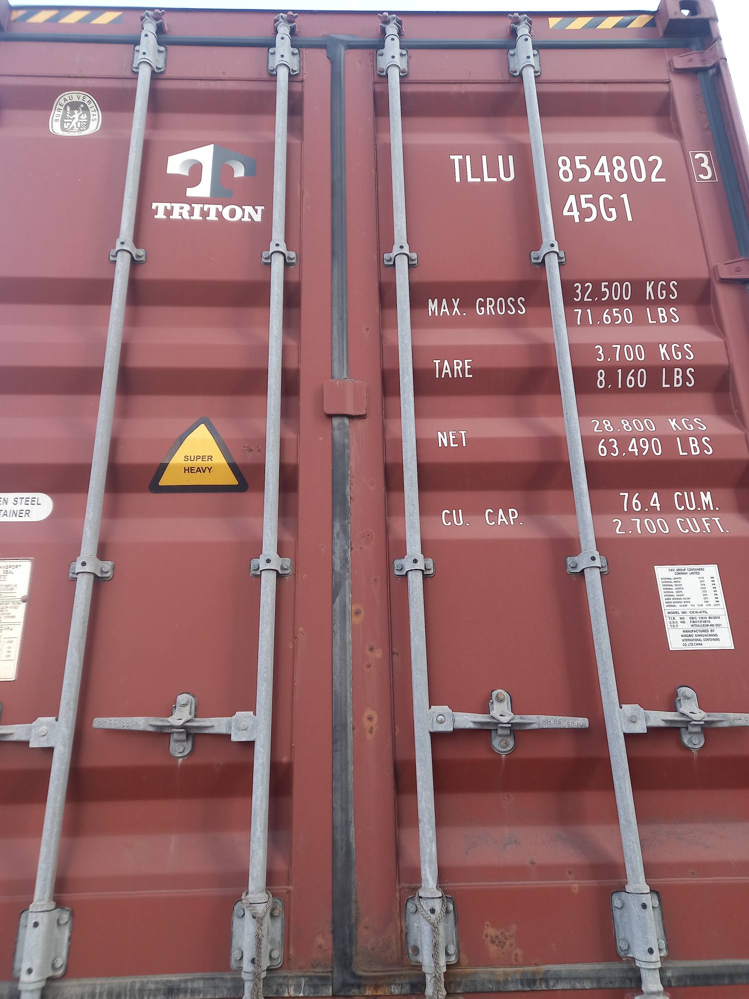 Морской контейнер TLLU8548023