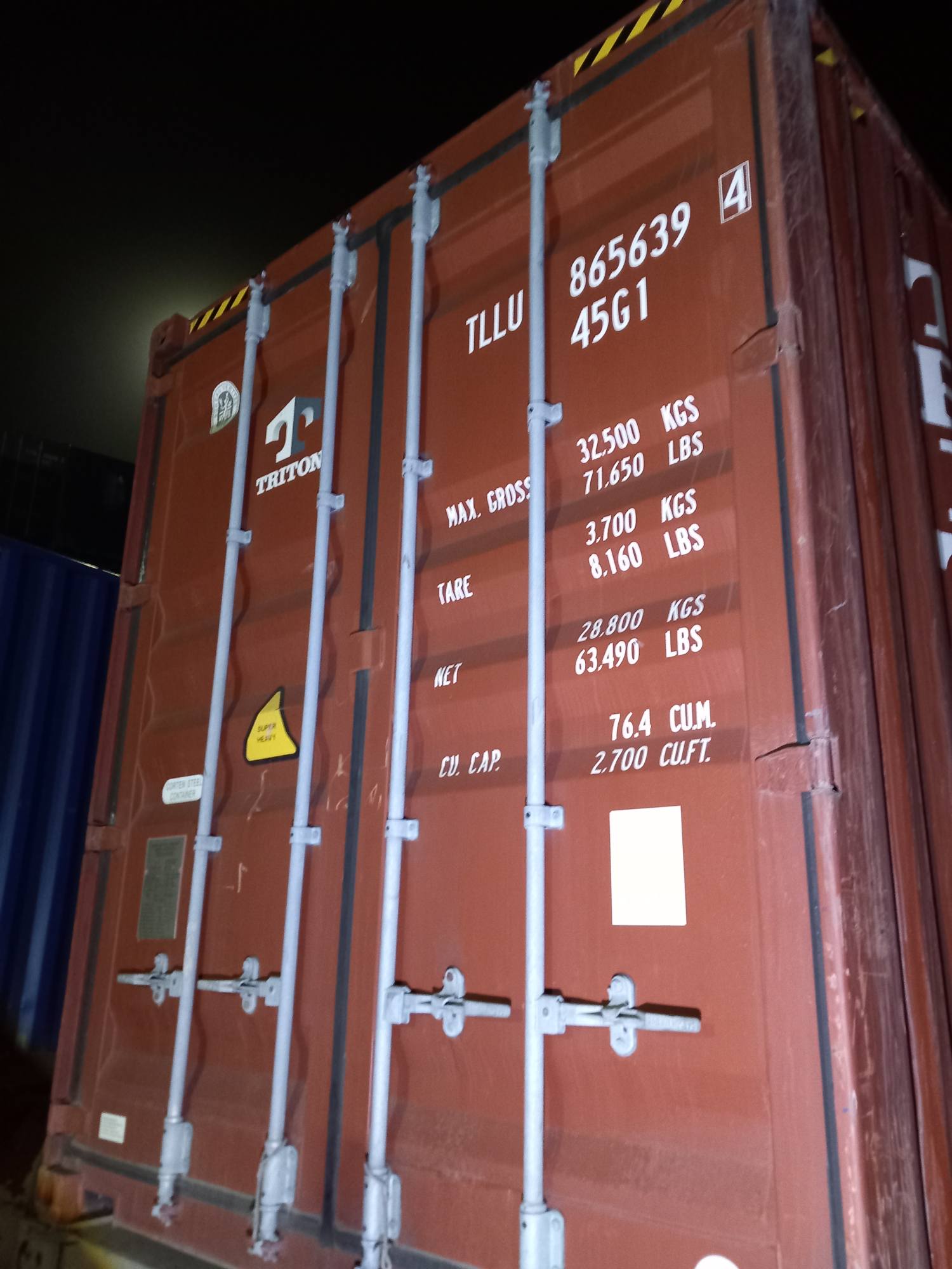 Морской контейнер TLLU8656394