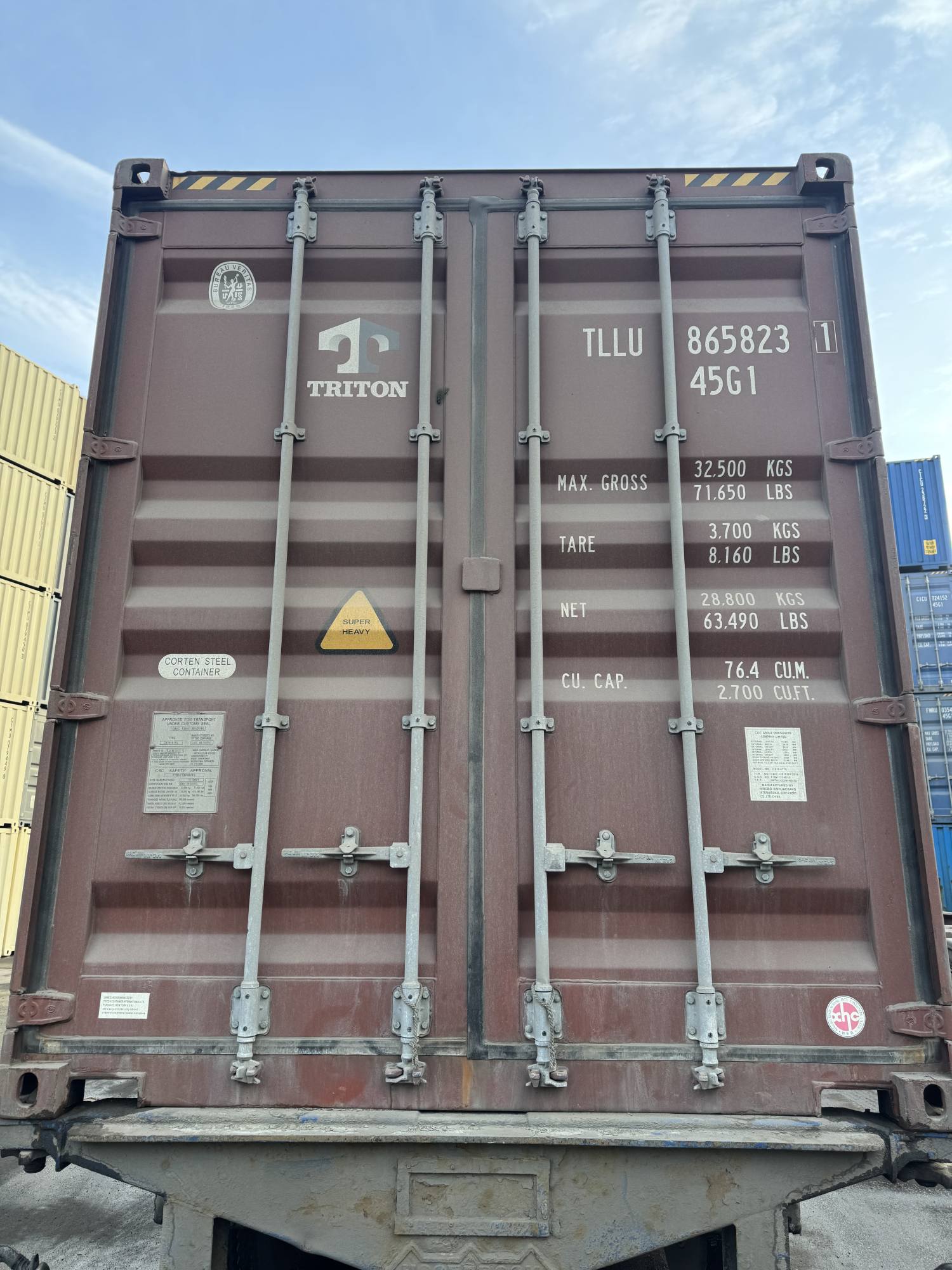 Морской контейнер TLLU8658231