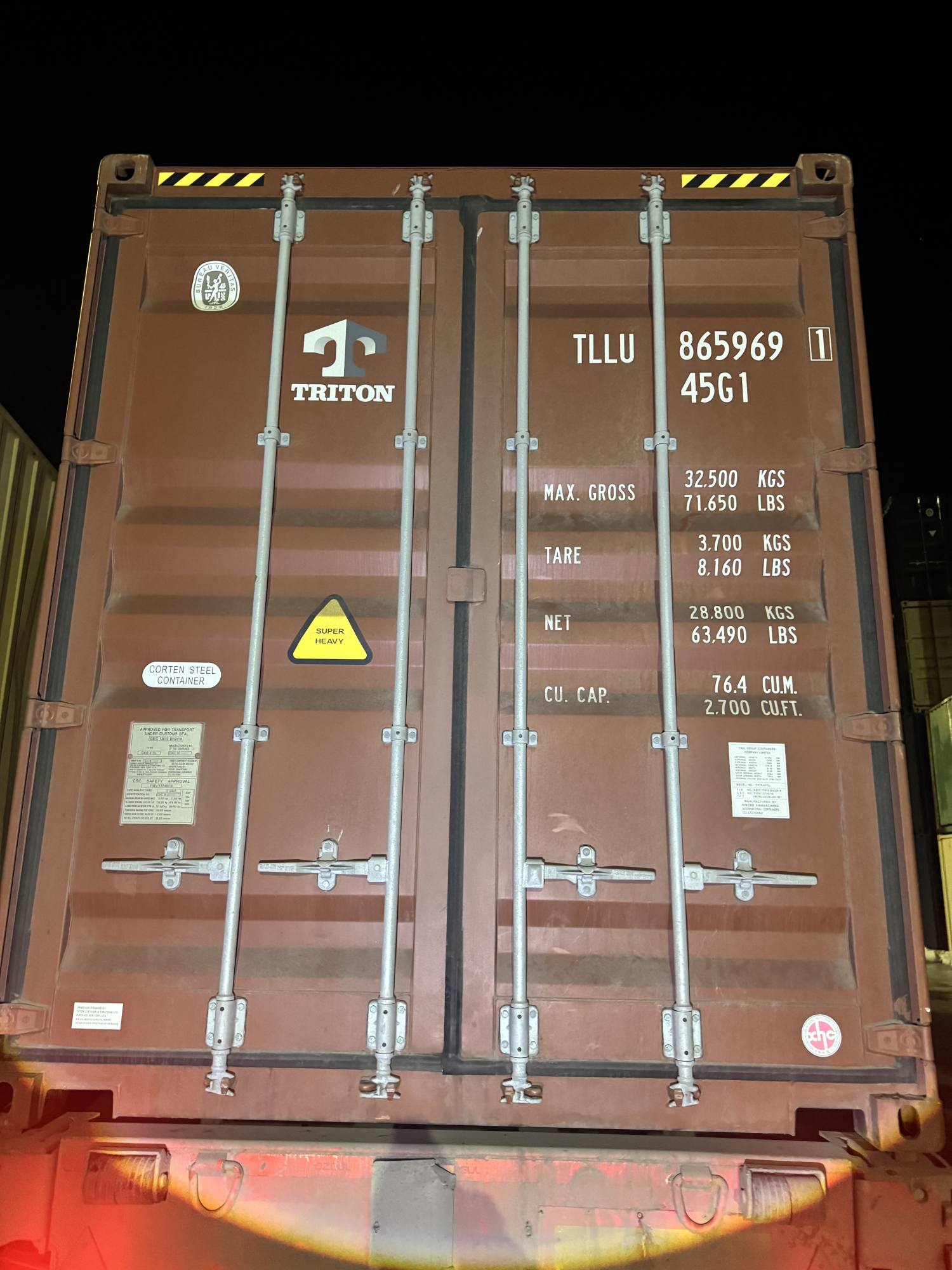 Морской контейнер TLLU8659691