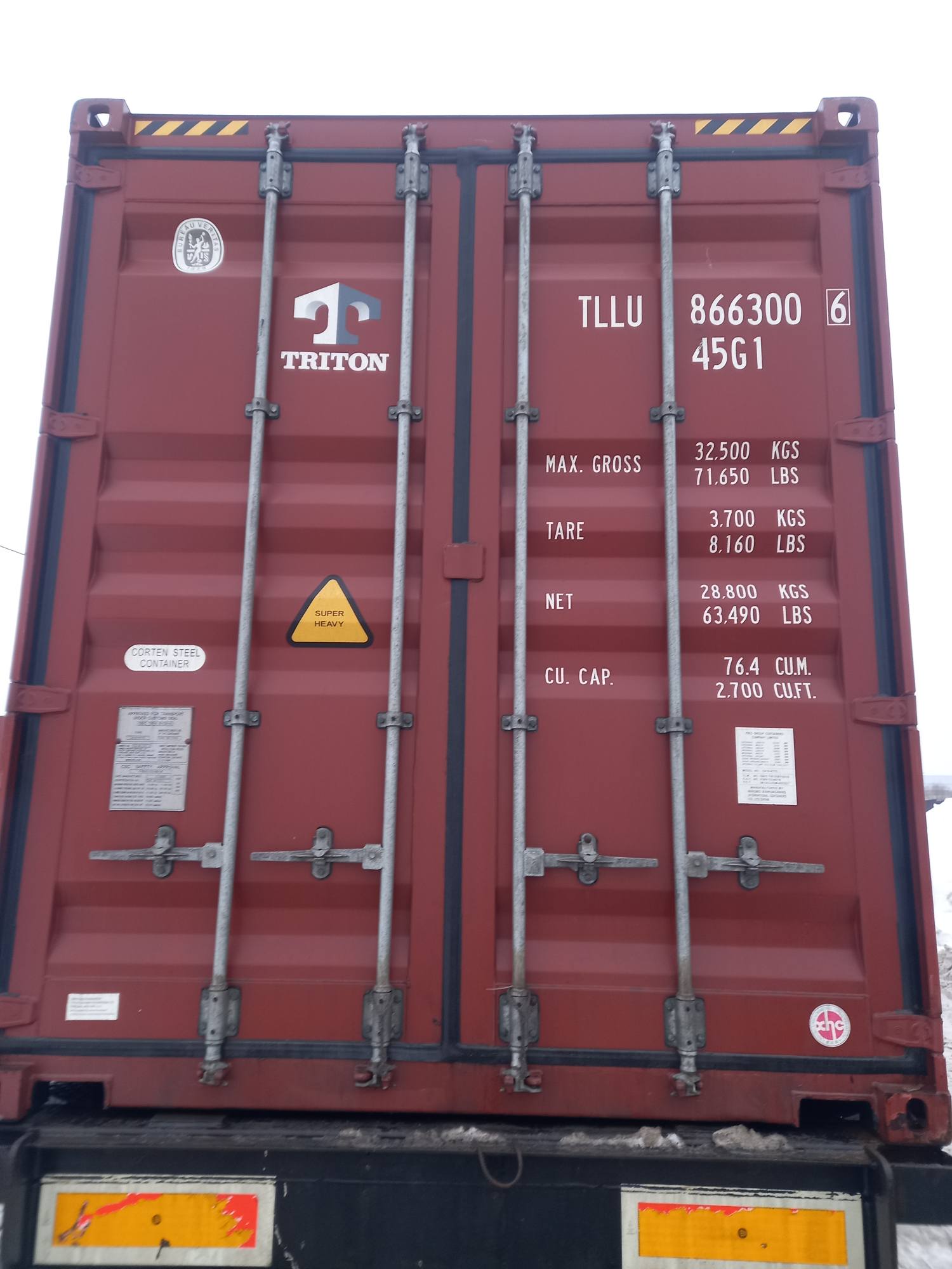 Морской контейнер TLLU8663006