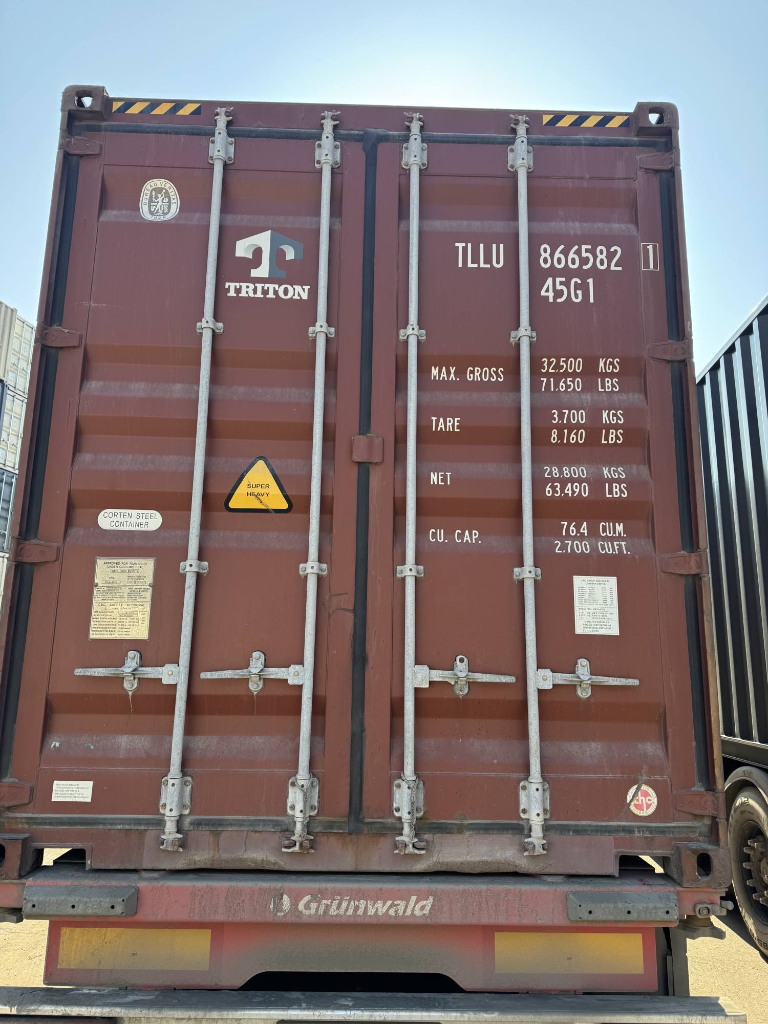 Морской контейнер TLLU8665821