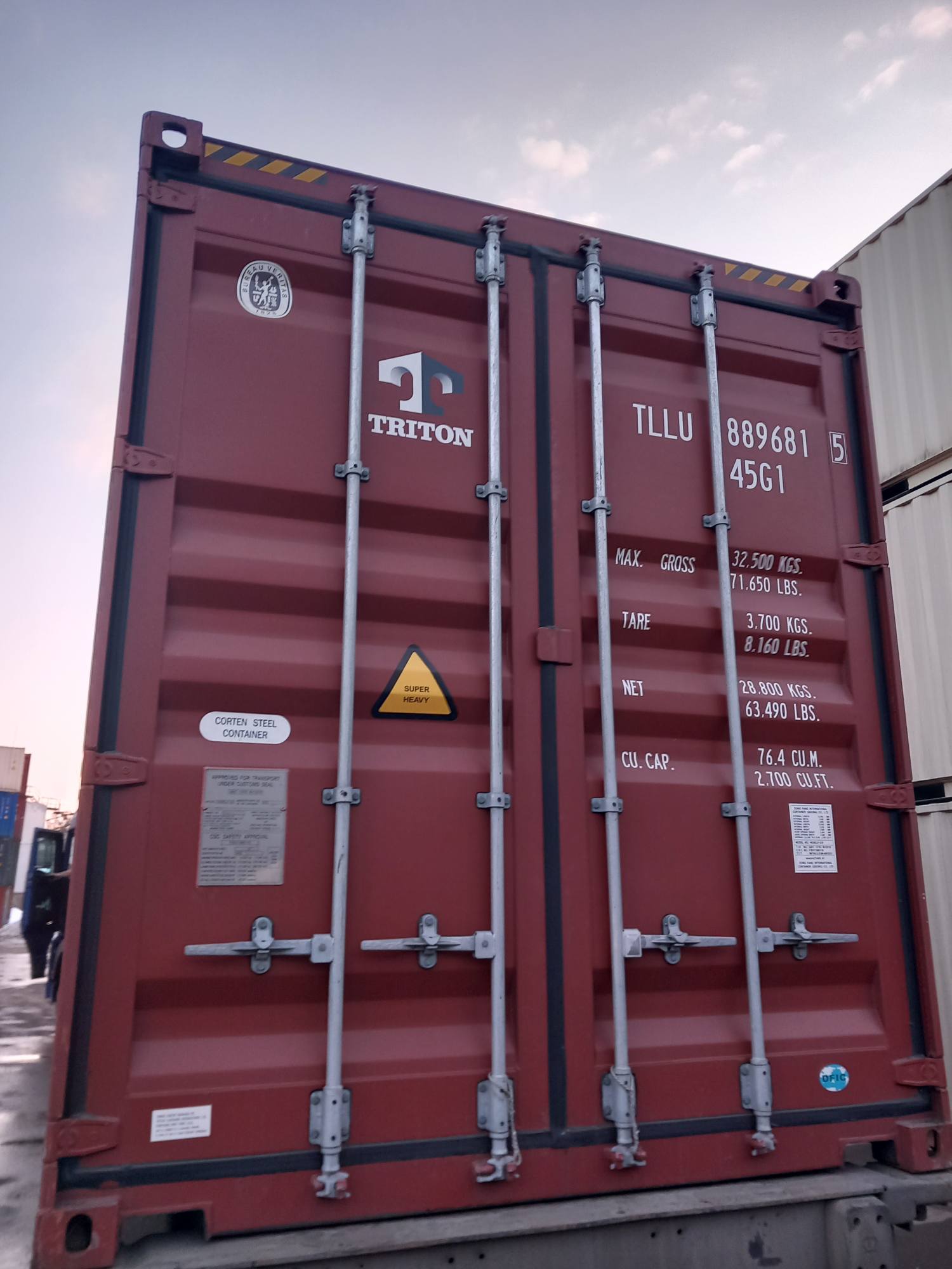 Морской контейнер TLLU8896815