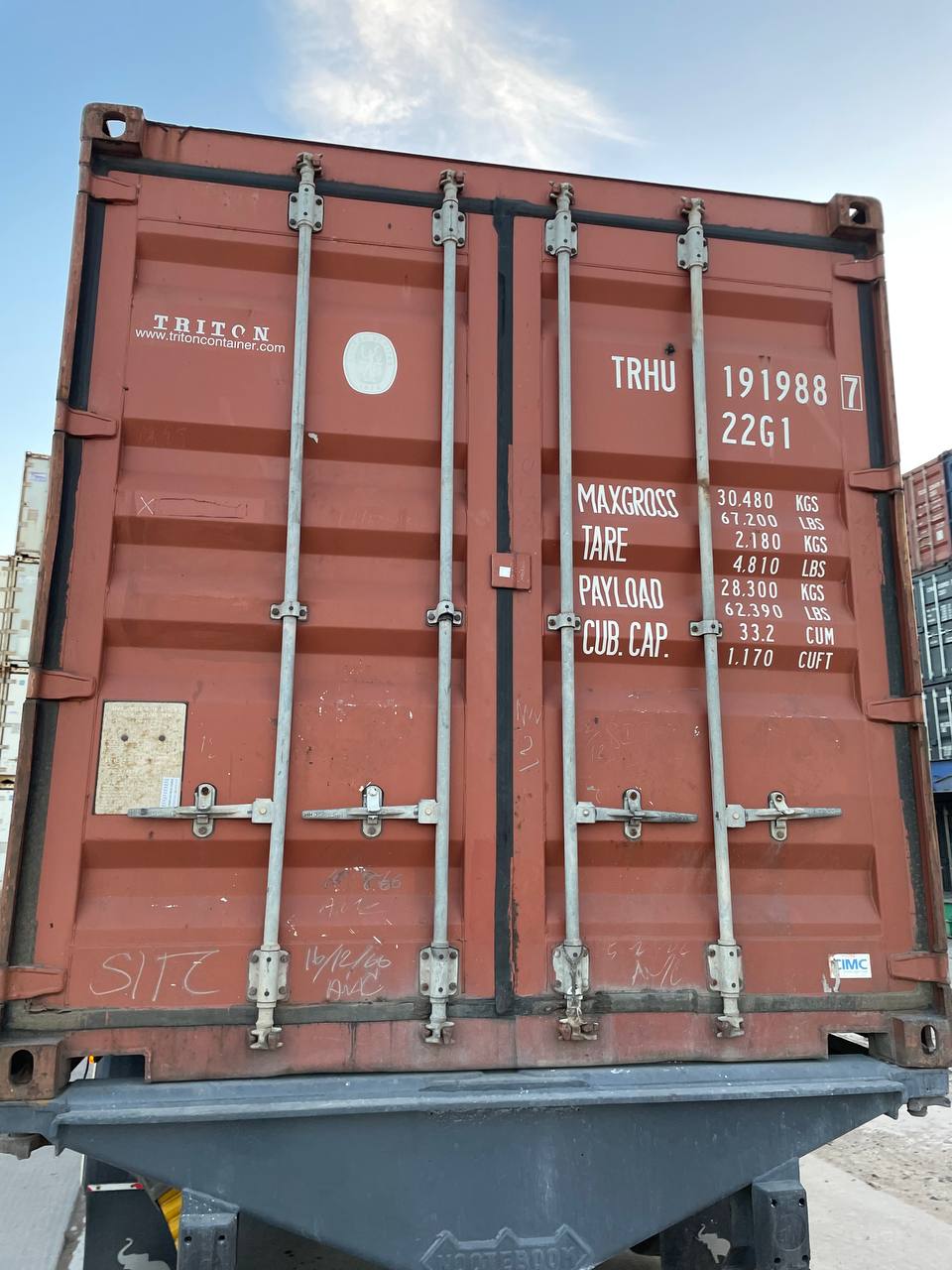 Морской контейнер TRHU1919887