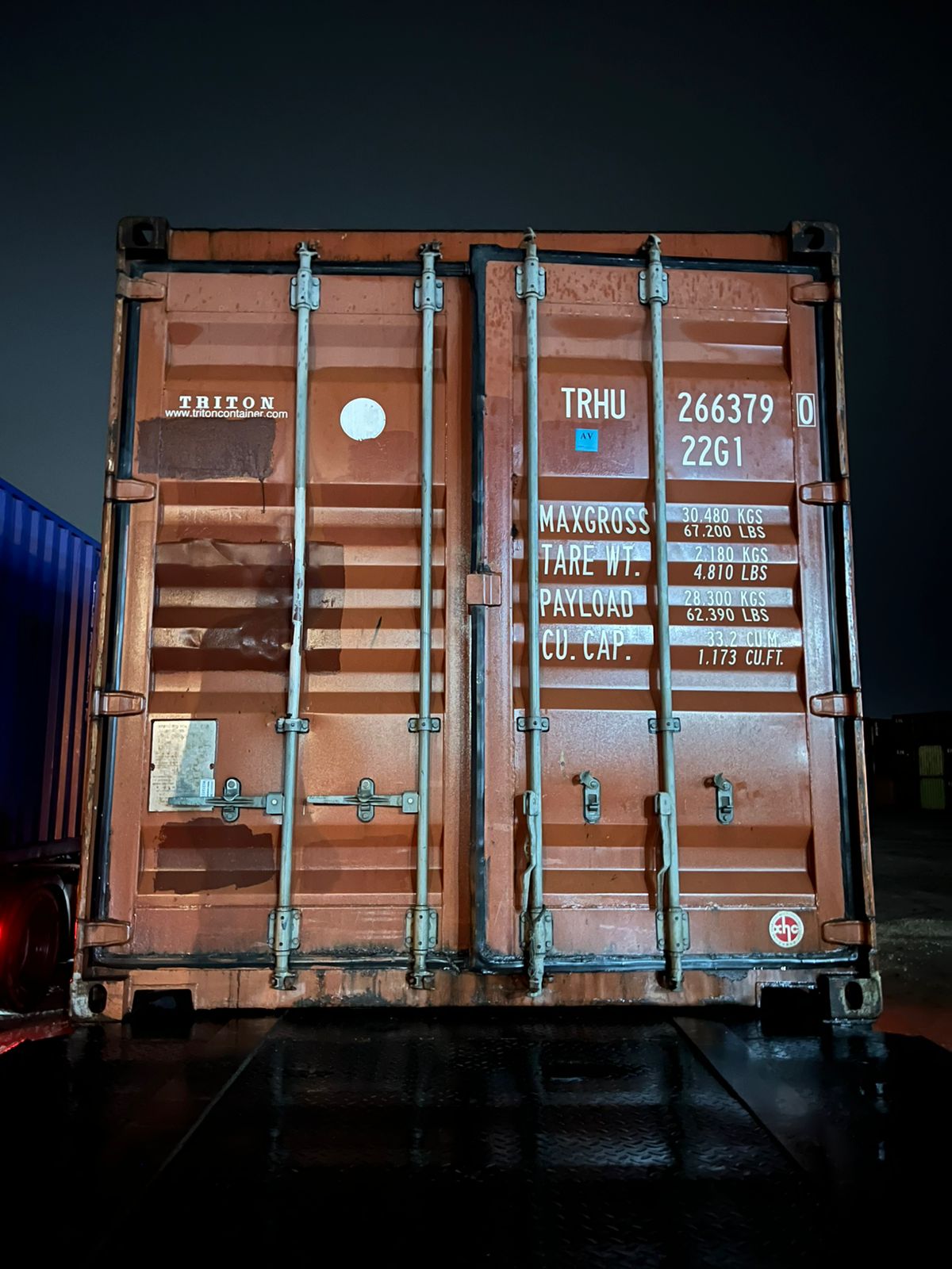 Морской контейнер TRHU2663790