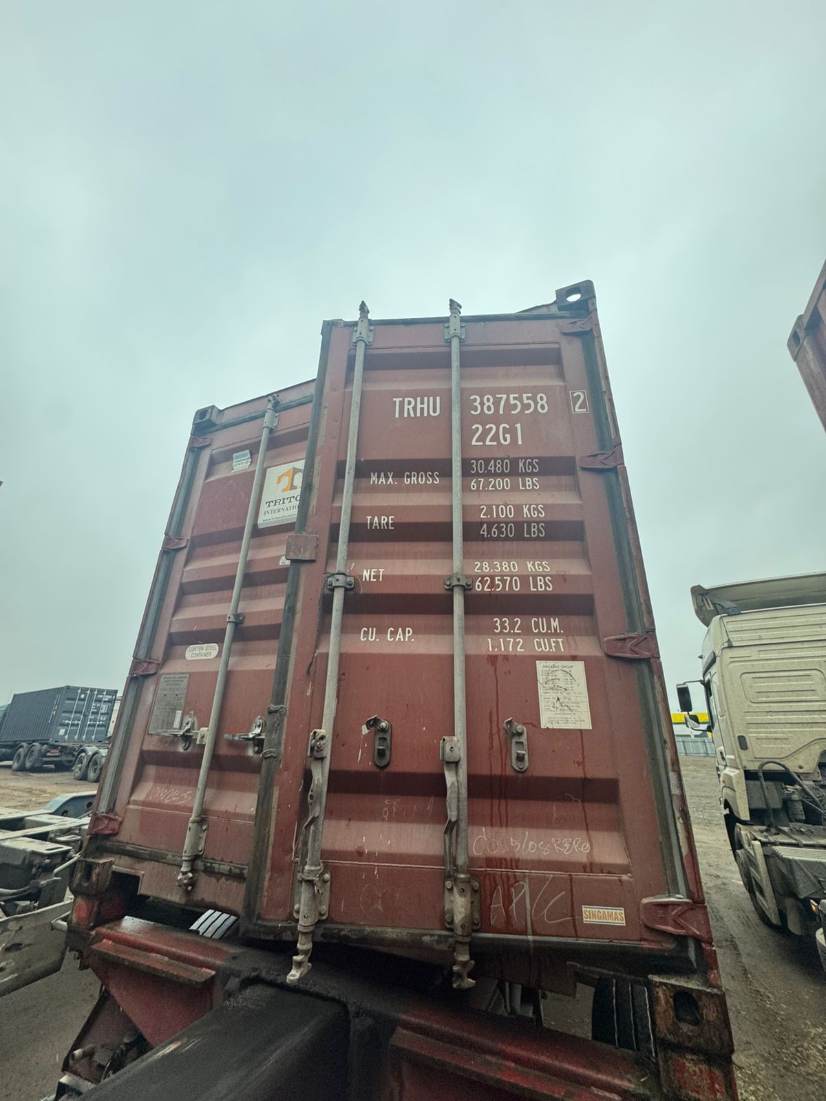 Морской контейнер TRHU3875582
