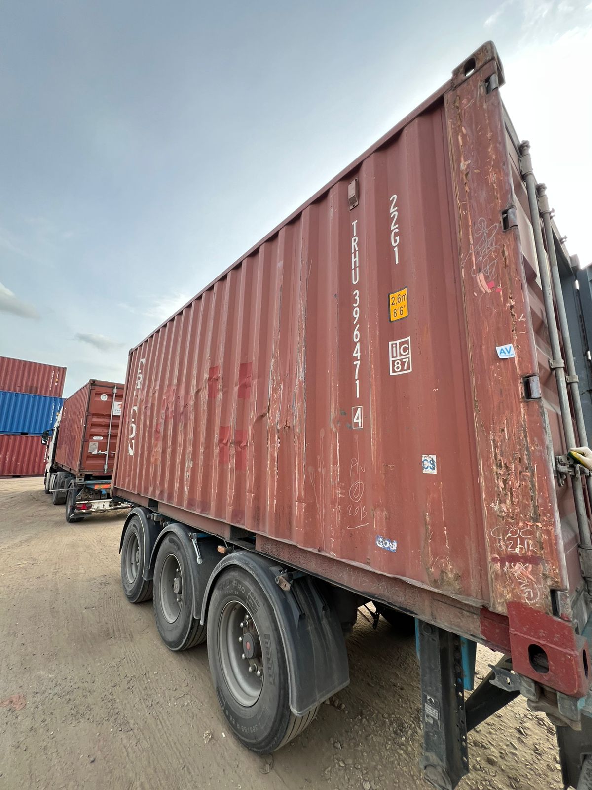 Морской контейнер TRHU3964714