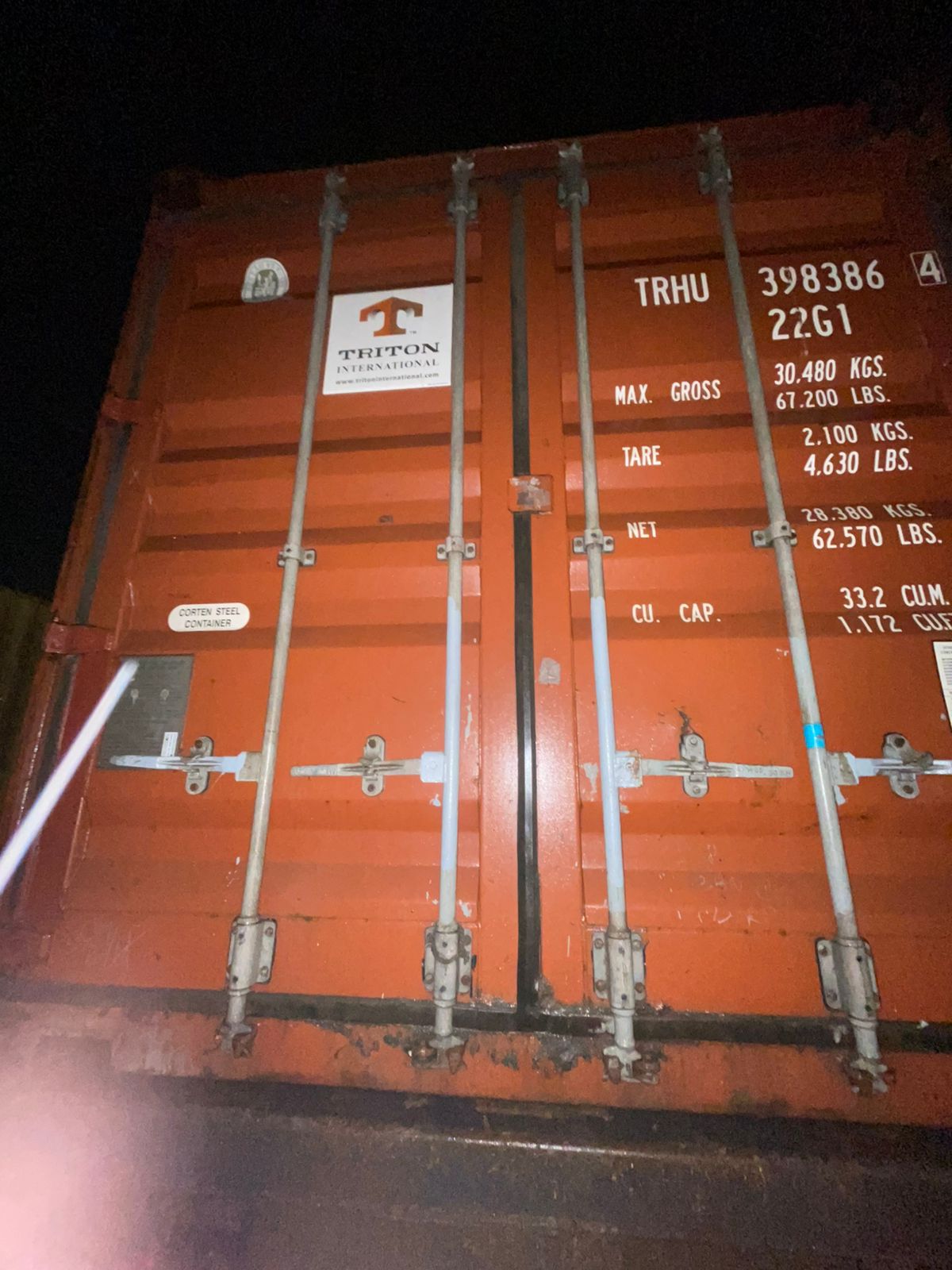 Морской контейнер TRHU3983864