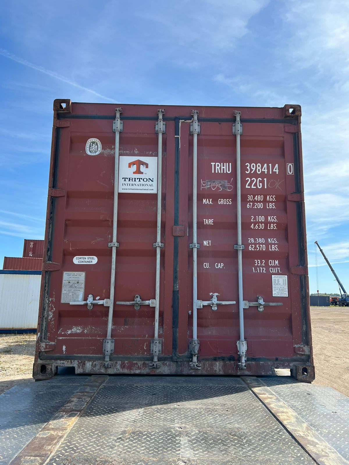 Морской контейнер TRHU3984140