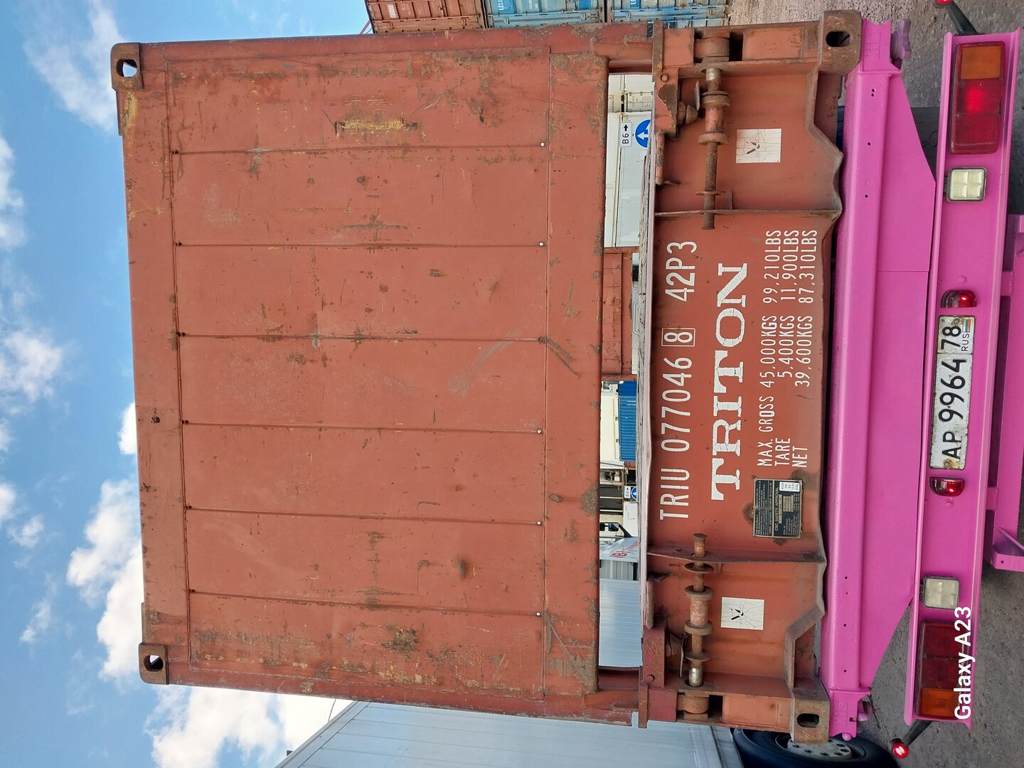 Морской контейнер TRIU0770468