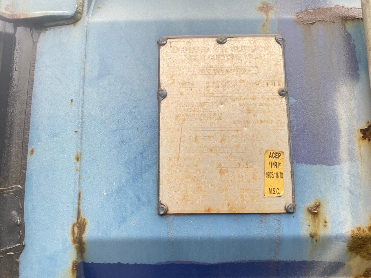 Морской контейнер TRLU3809995