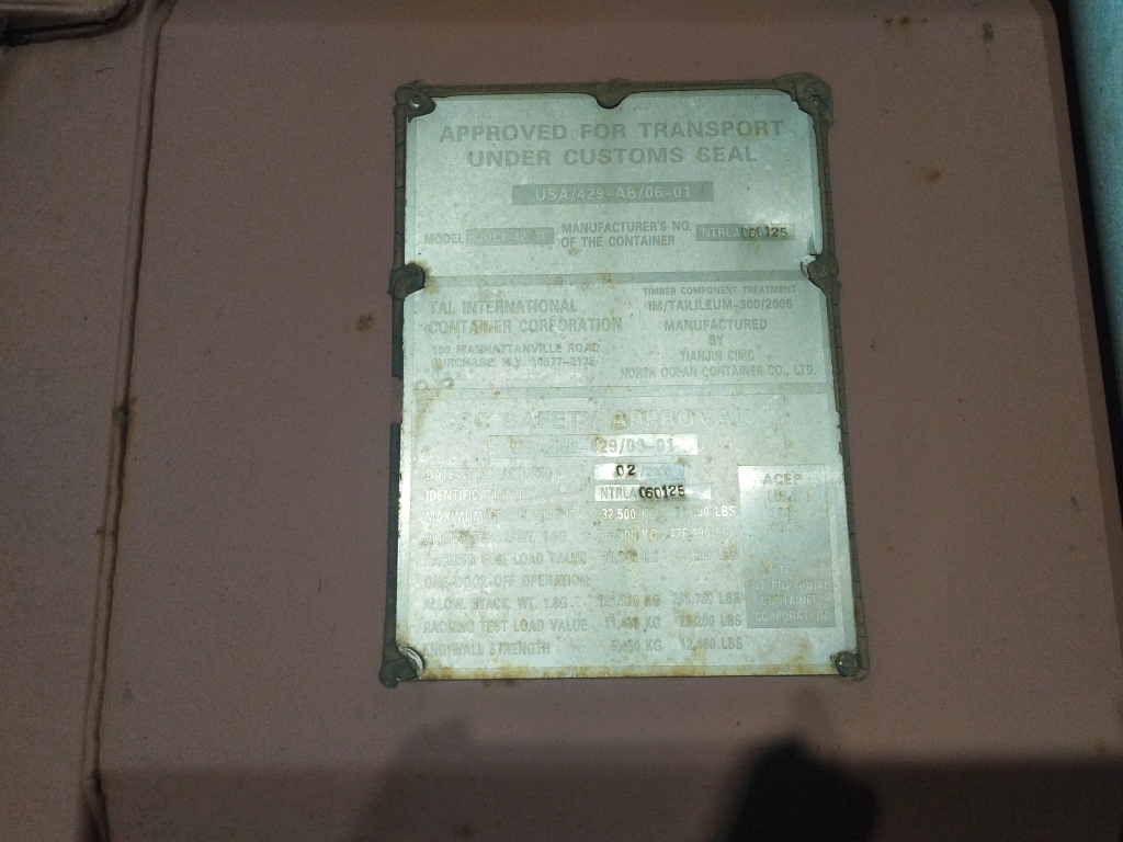 Морской контейнер TRLU4841353