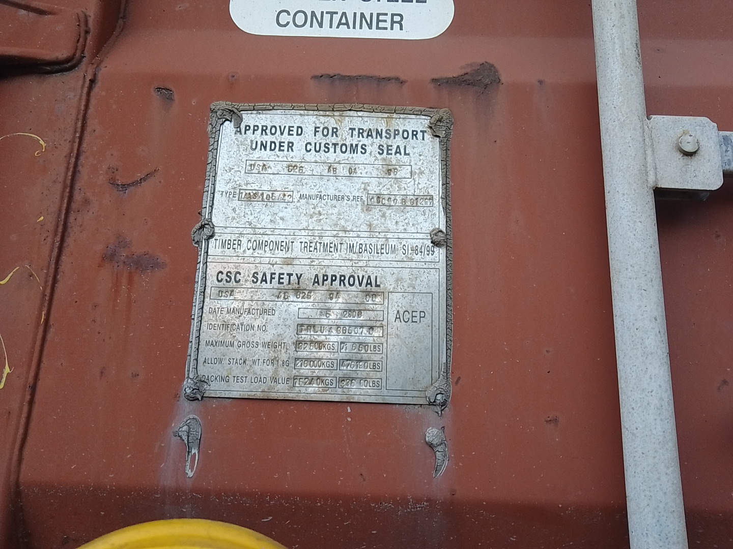 Морской контейнер TRLU4865078