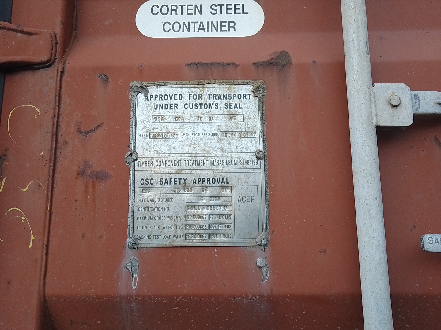 Морской контейнер TRLU4865078