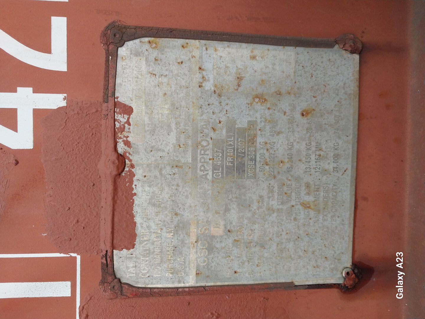 Морской контейнер TRLU6012351