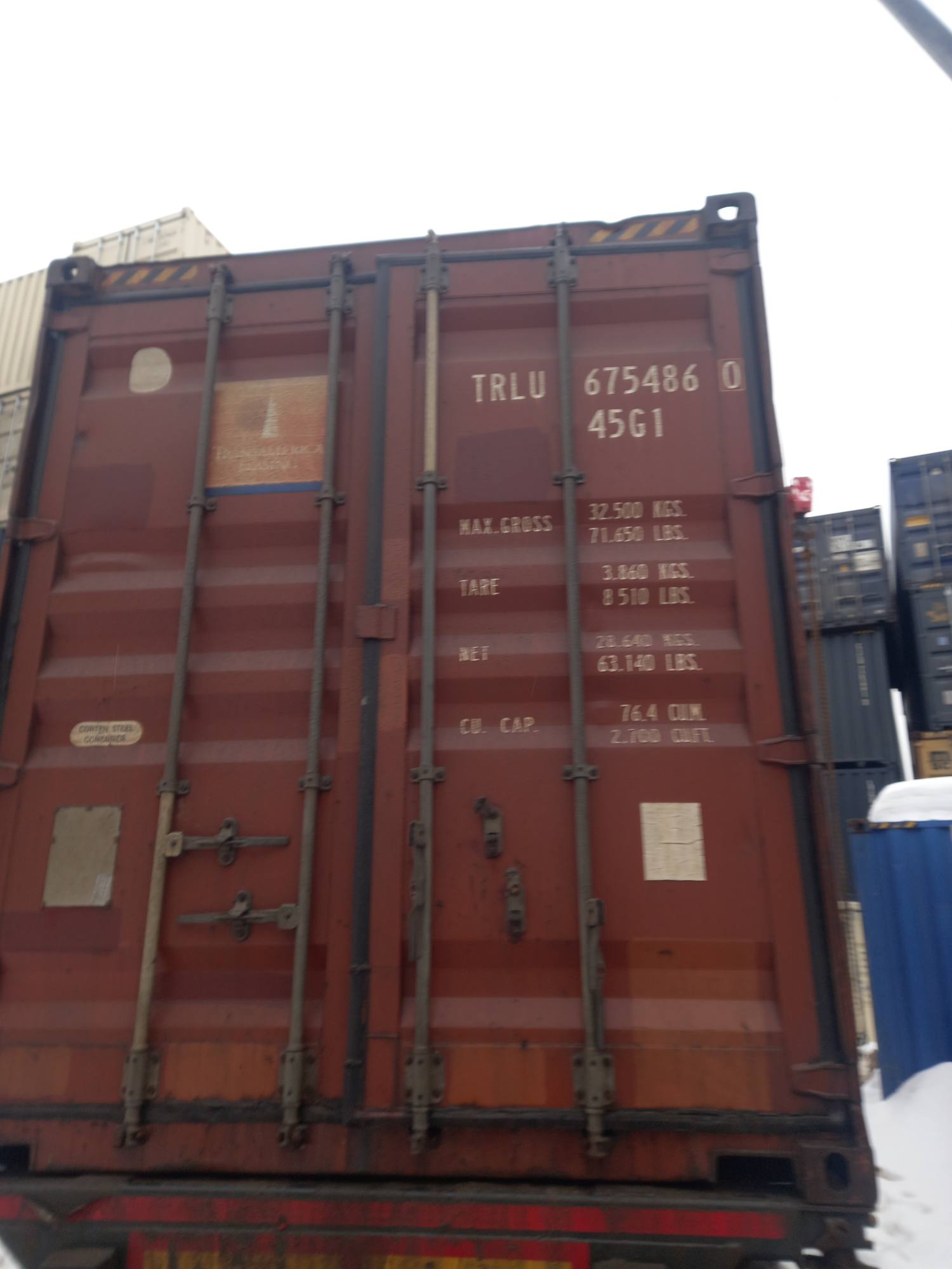 Морской контейнер TRLU6754860