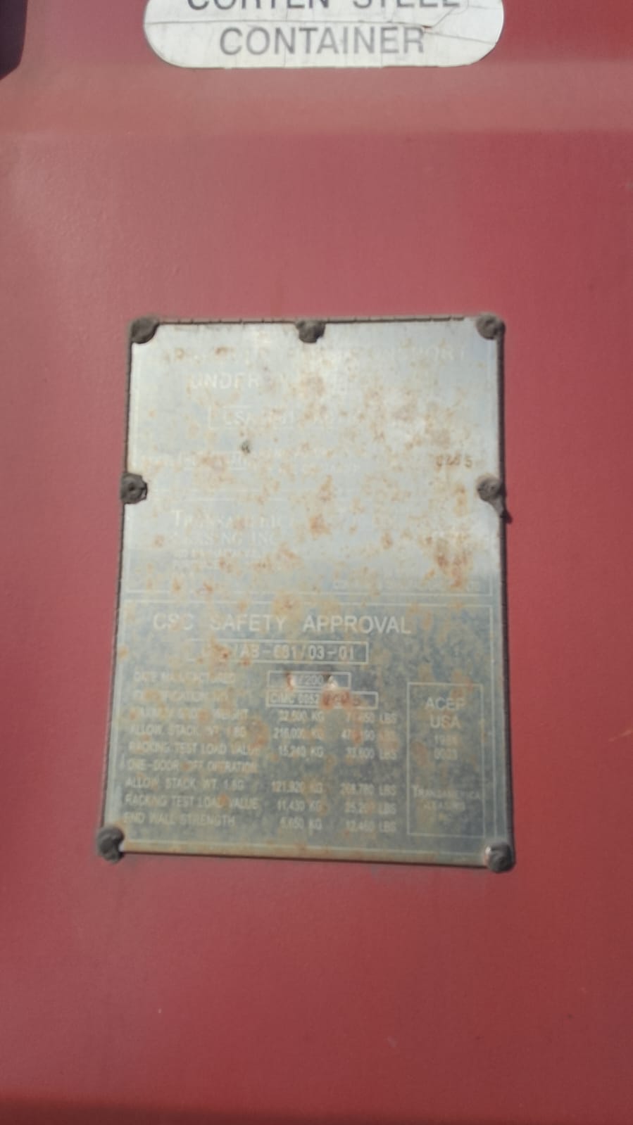 Морской контейнер TRLU6801745